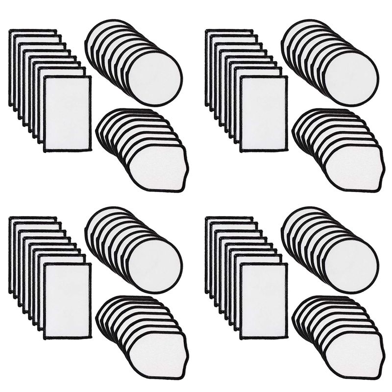 Hat Sublimation Blank - AEF6-96Pcs Sublimation Patch Blanks Fabric Iron-On