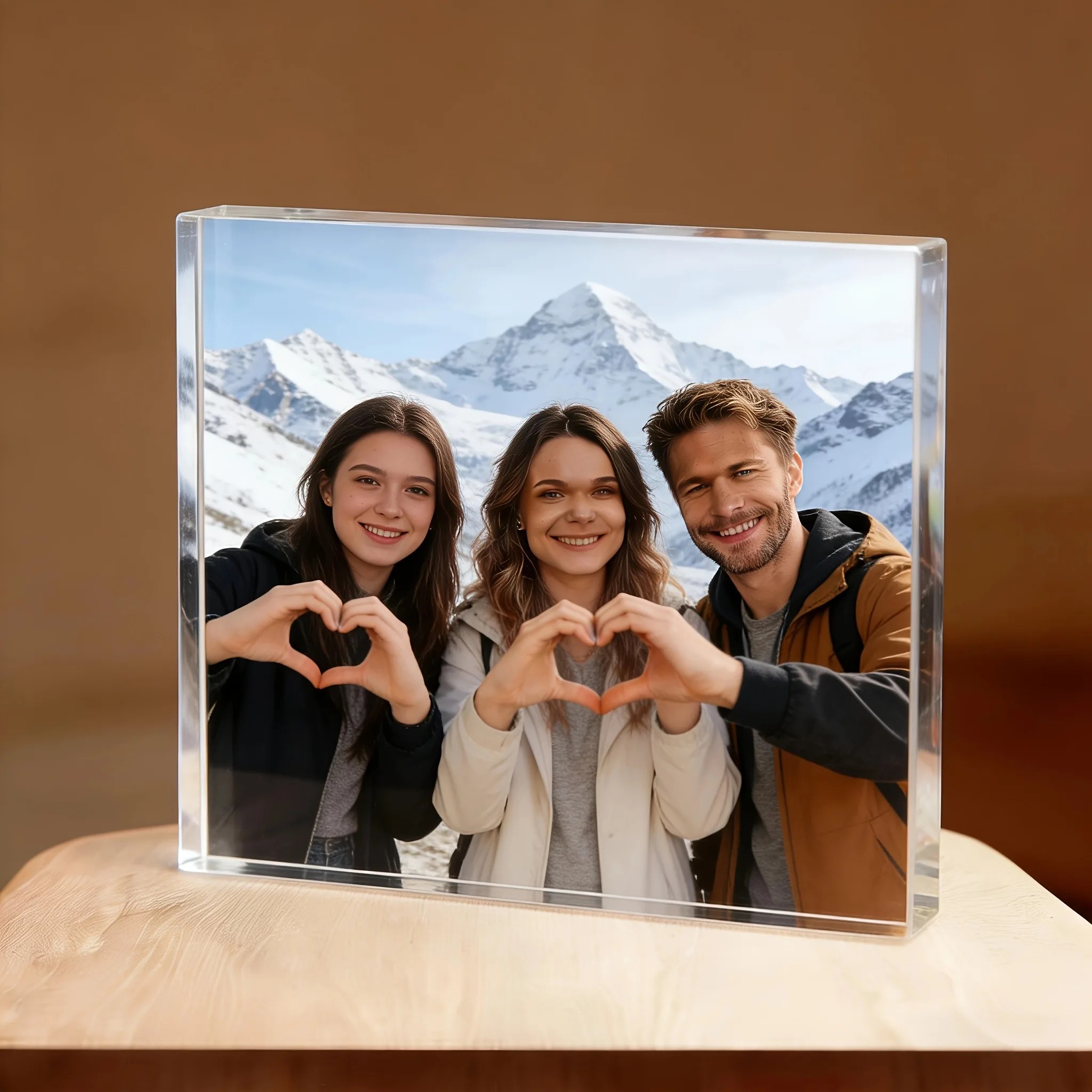 Photo Acrylic Block - Custom acrylic desktop decorations, custom photos,