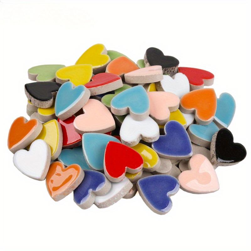 Heart Shaped Ceramic Mosaic Ti - Ceramic Tile Blank ulasan dan harga