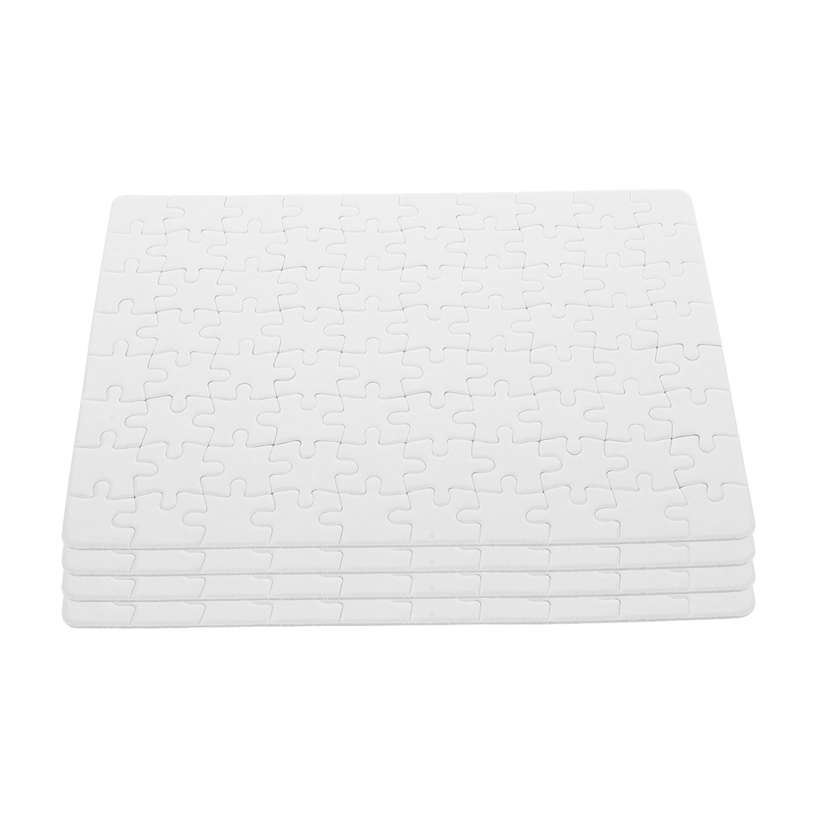 4Sheets Blank Jigsaw Puzzles S - Puzzle Blank White ulasan dan harga