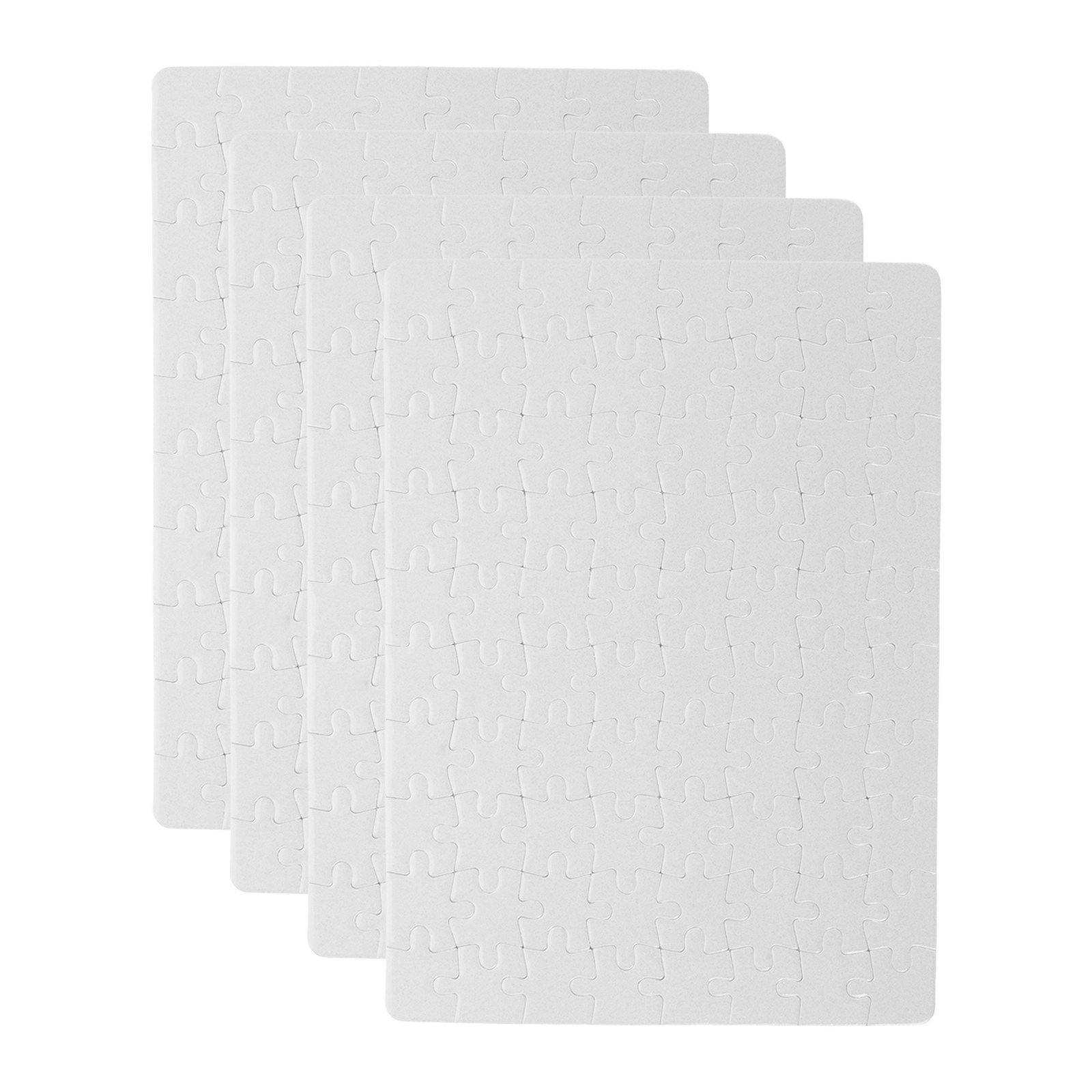 4Sheets Blank Jigsaw Puzzles S - Puzzle Blank White ulasan dan harga