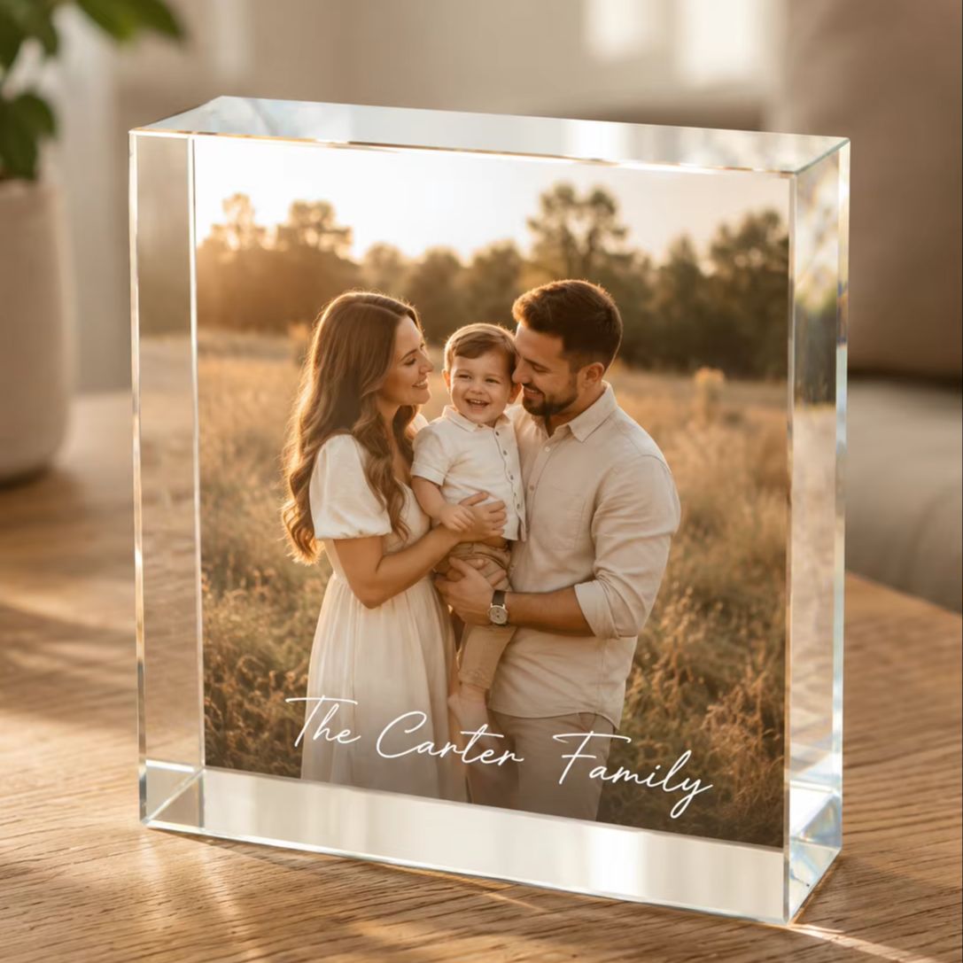 Personalized Family Acrylic Ph - Photo Acrylic Block ulasan dan harga