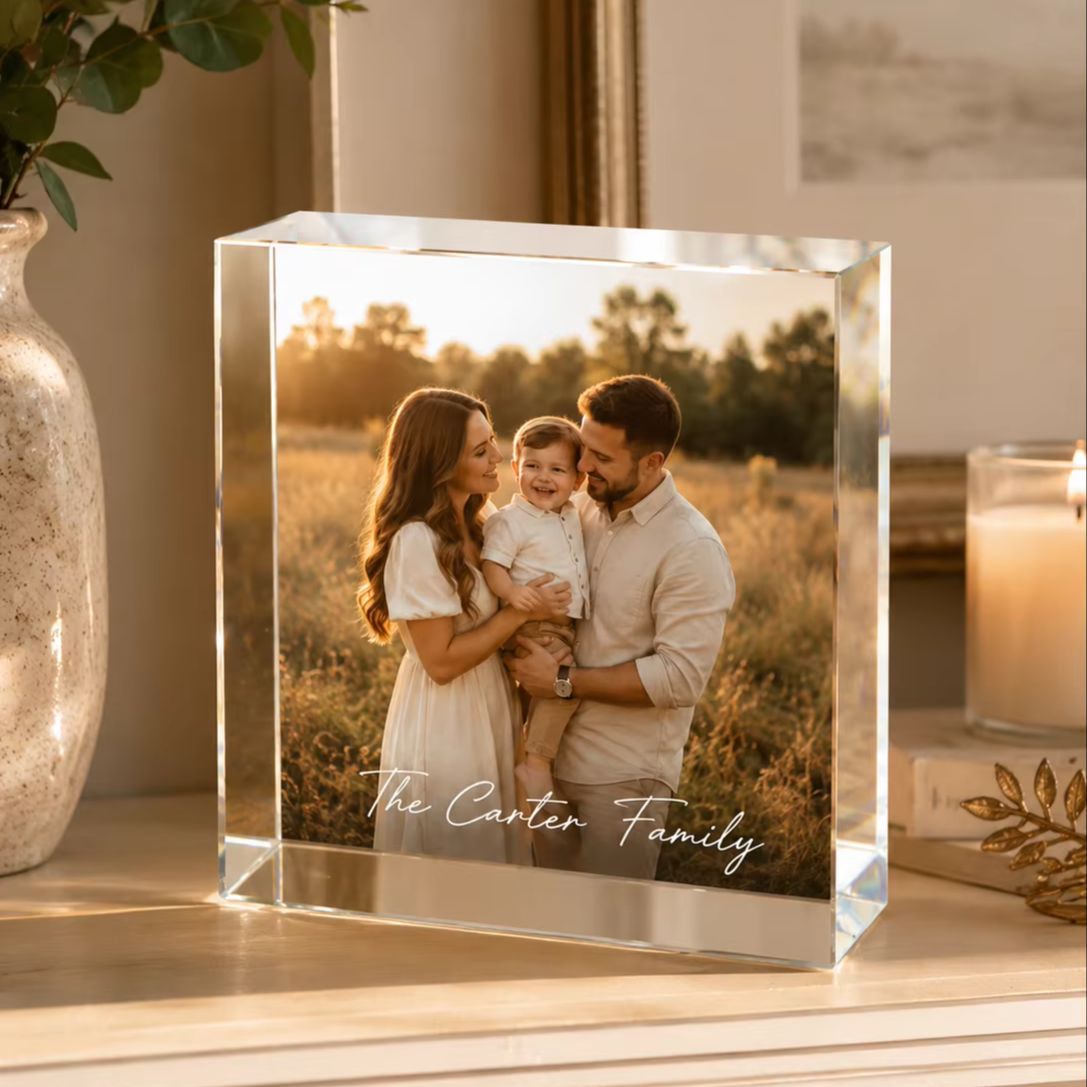 Personalized Family Acrylic Ph - Photo Acrylic Block ulasan dan harga