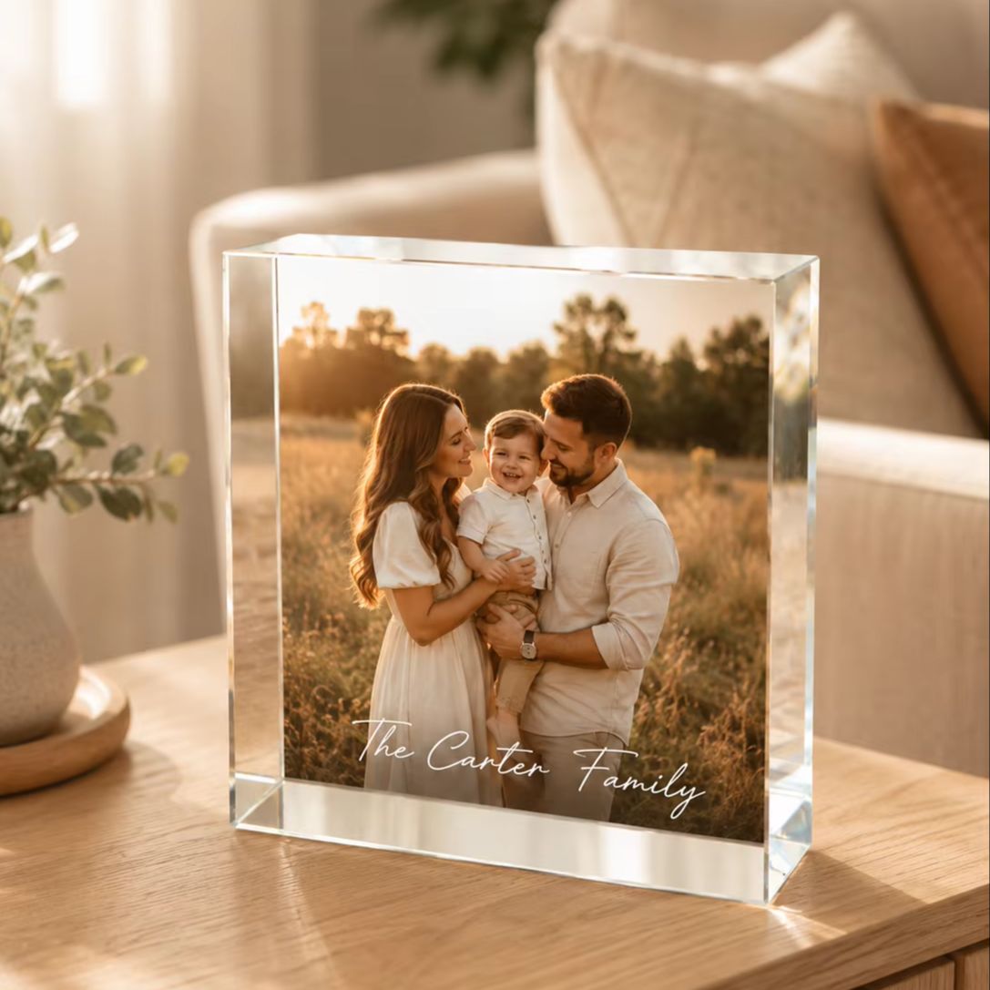 Personalized Family Acrylic Ph - Photo Acrylic Block ulasan dan harga