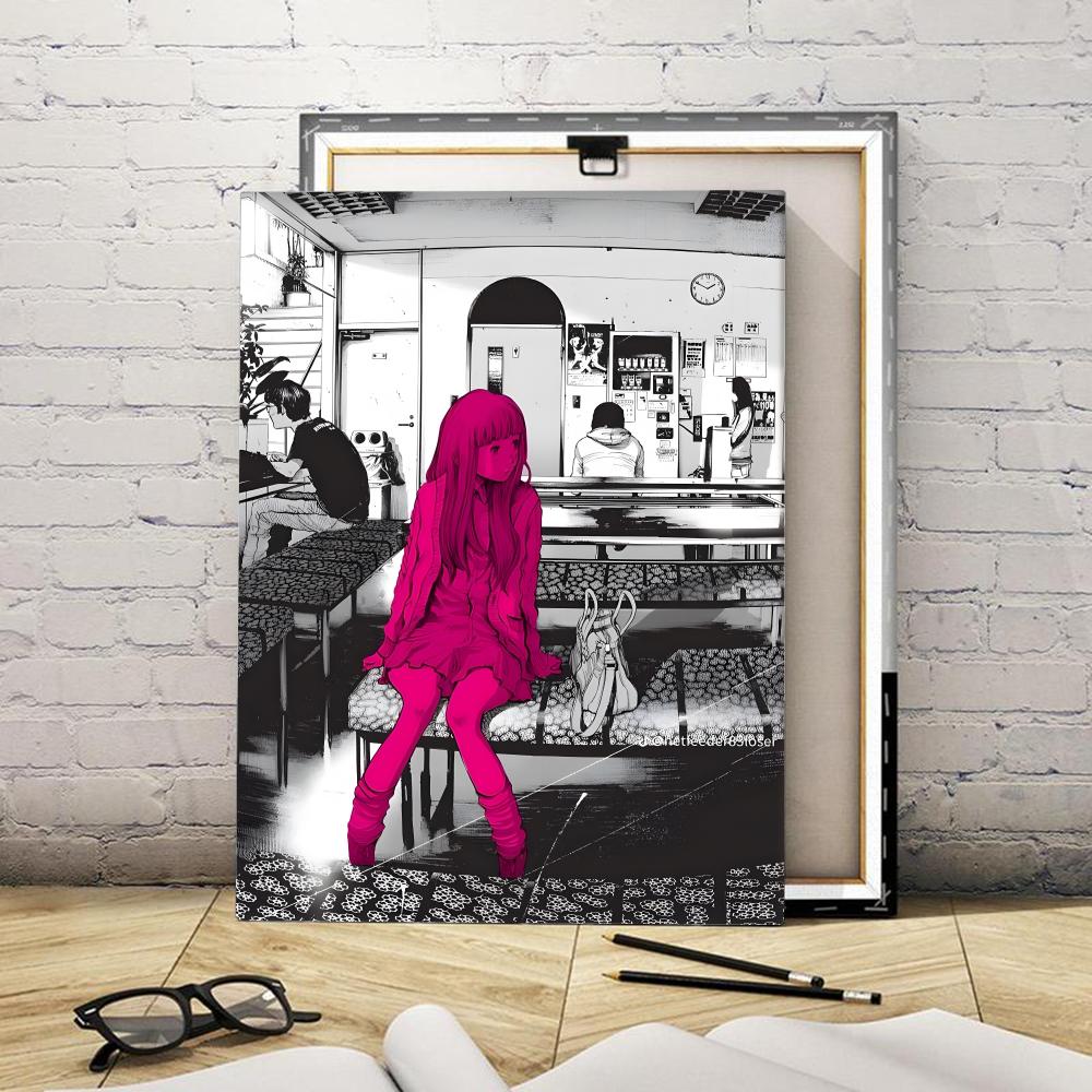 G-Goodnight Punpun Anime Poste - Canvas Wrap Ready ulasan dan harga