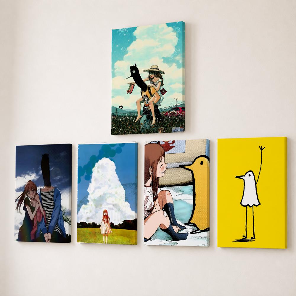 G-Goodnight Punpun Anime Paint - Canvas Wrap Ready ulasan dan harga