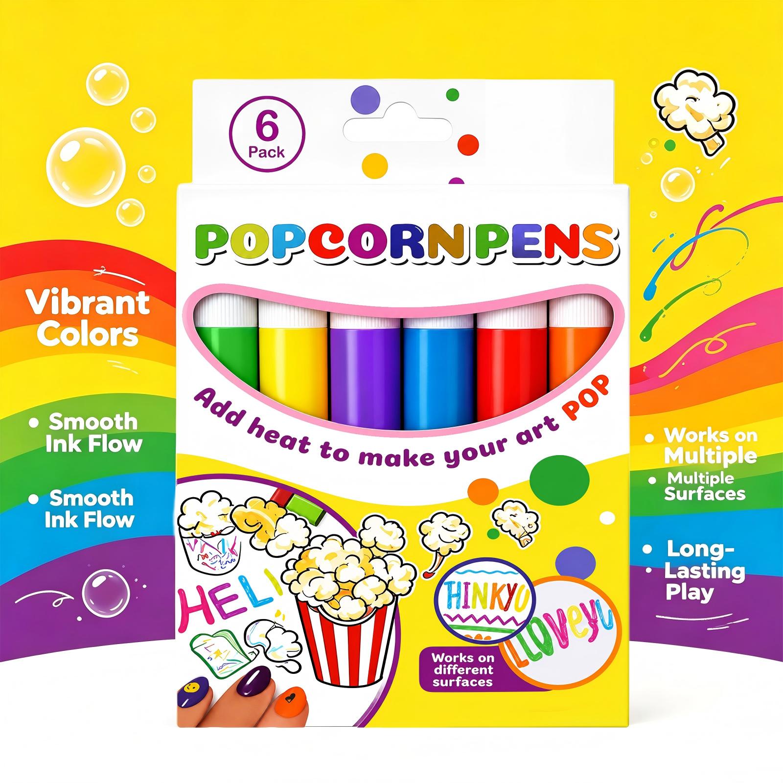 6PCS Popcorn Pens for DIY Craf - Copic Marker Sketch ulasan dan harga