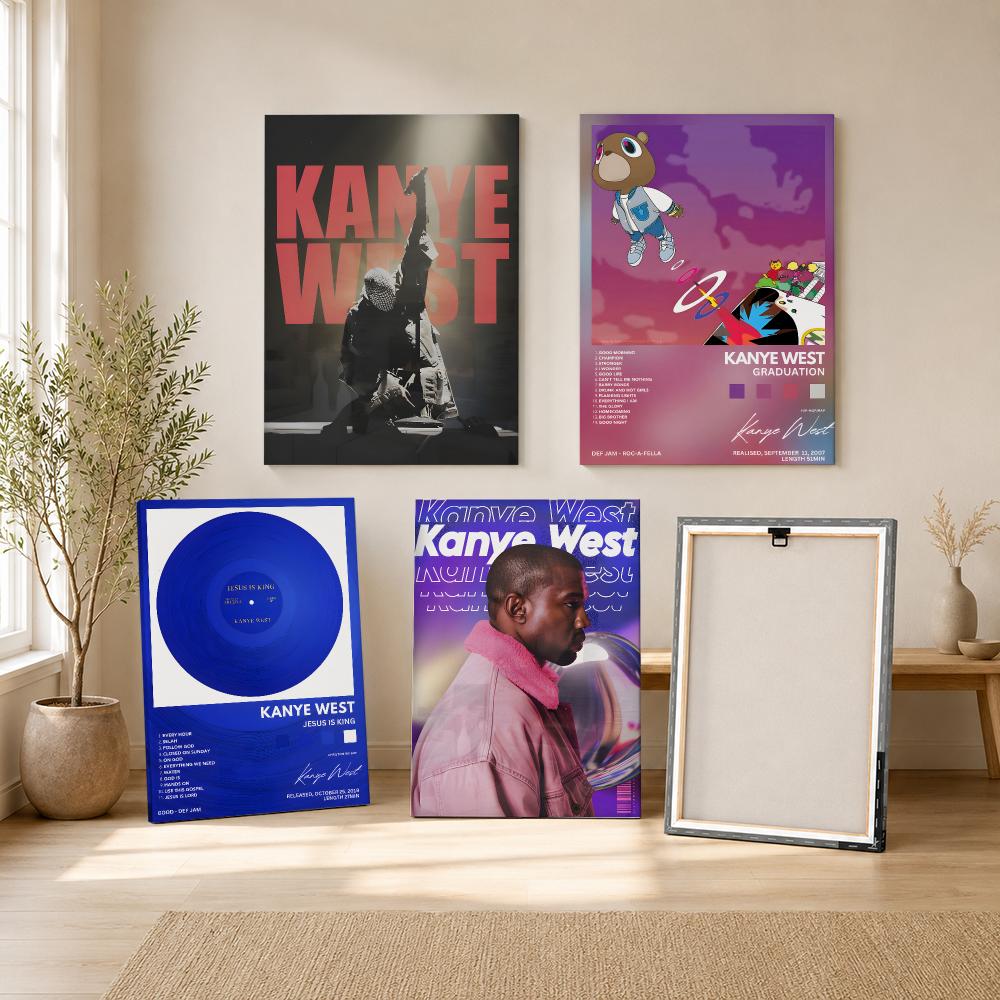Rapper Singer K-Kanye West Pai - Canvas Wrap Ready ulasan dan harga