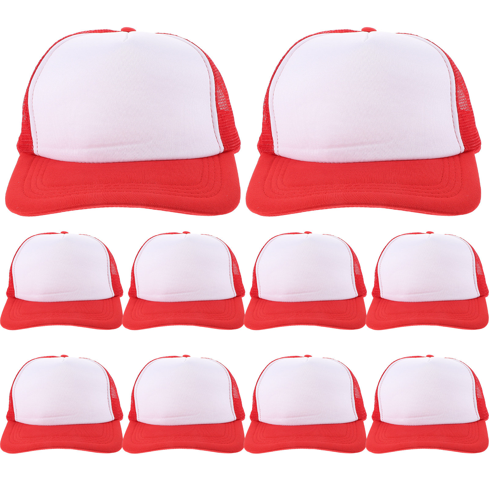 10Pcs Blank Baseball Caps Mesh - Hat Sublimation Blank ulasan dan harga