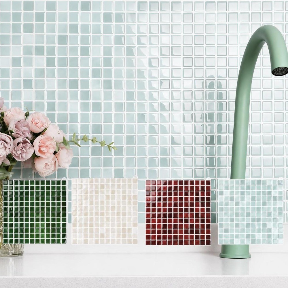 Self-Adhesive Wall Tile Sticke - Ceramic Tile Blank ulasan dan harga