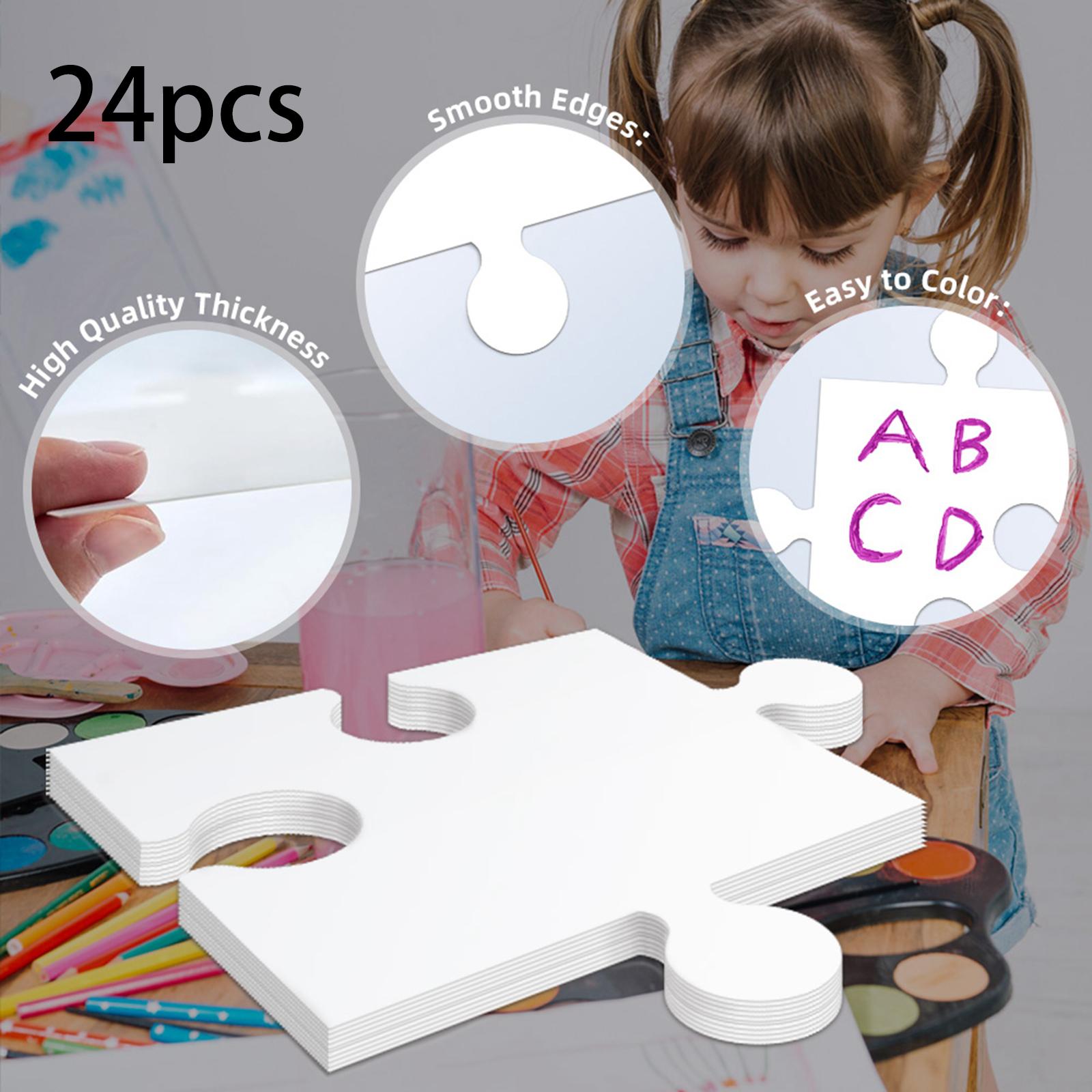 Kids Adult Blank Puzzle for DI - Puzzle Blank White ulasan dan harga