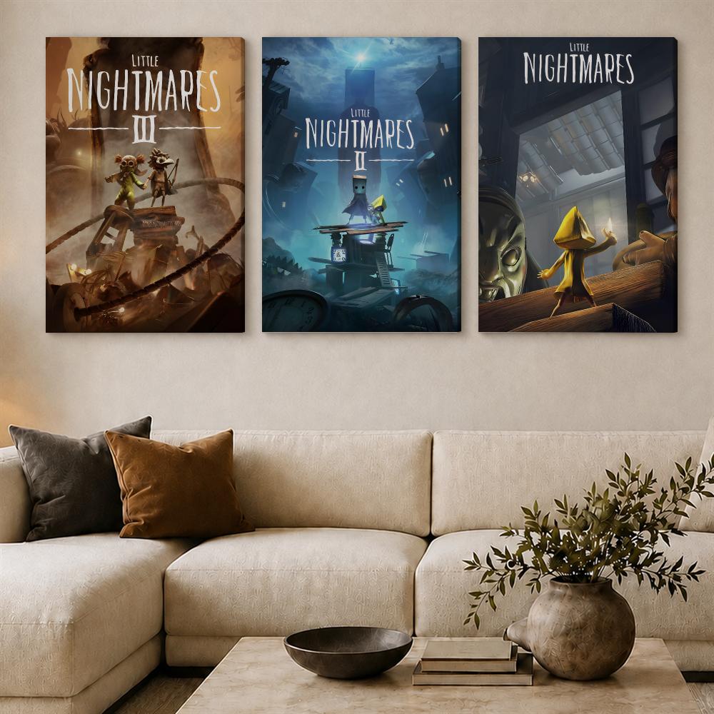 Game L-Little Nightmares Anime - Canvas Wrap Ready ulasan dan harga