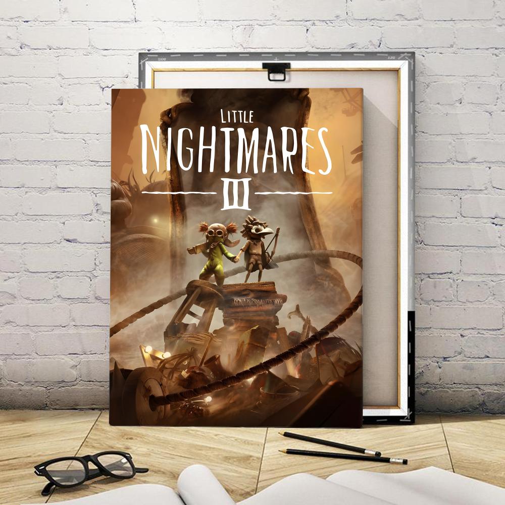 Game L-Little Nightmares Anime - Canvas Wrap Ready ulasan dan harga