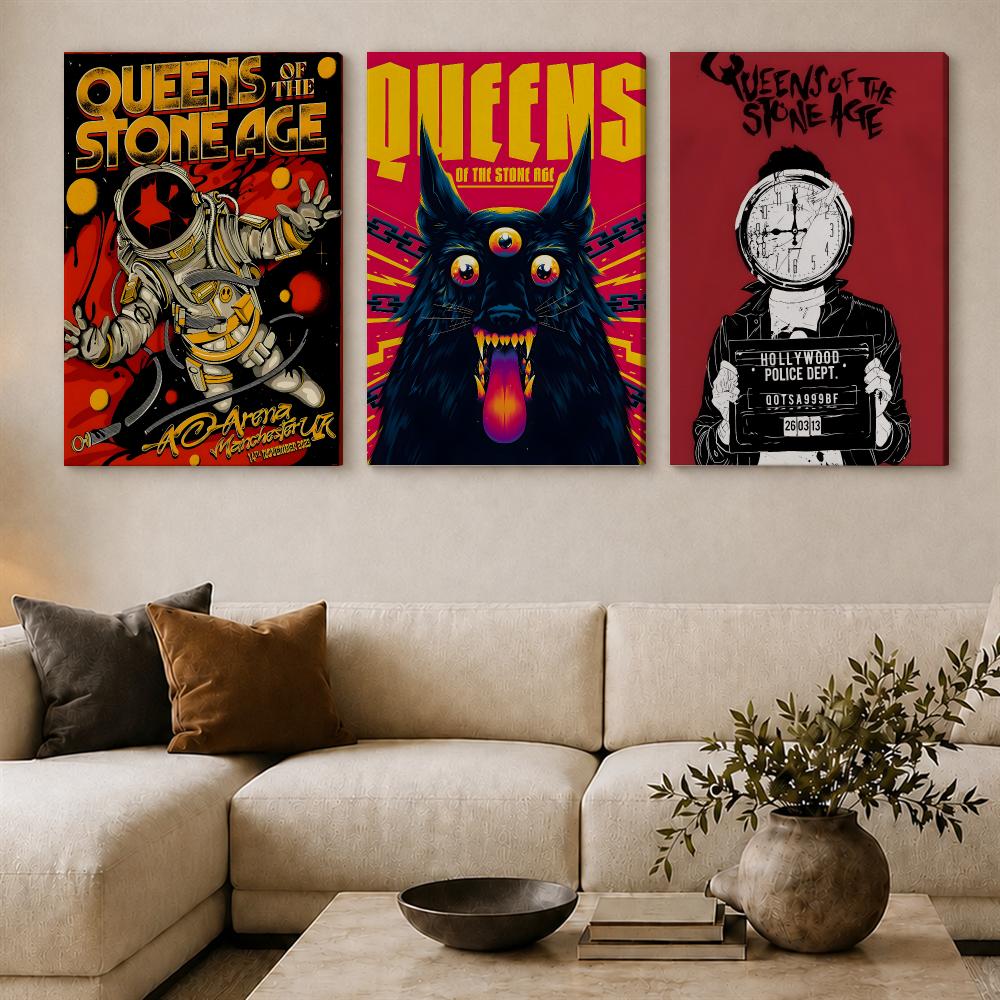 Band Q-Queens Of The Stone Age - Canvas Wrap Ready ulasan dan harga