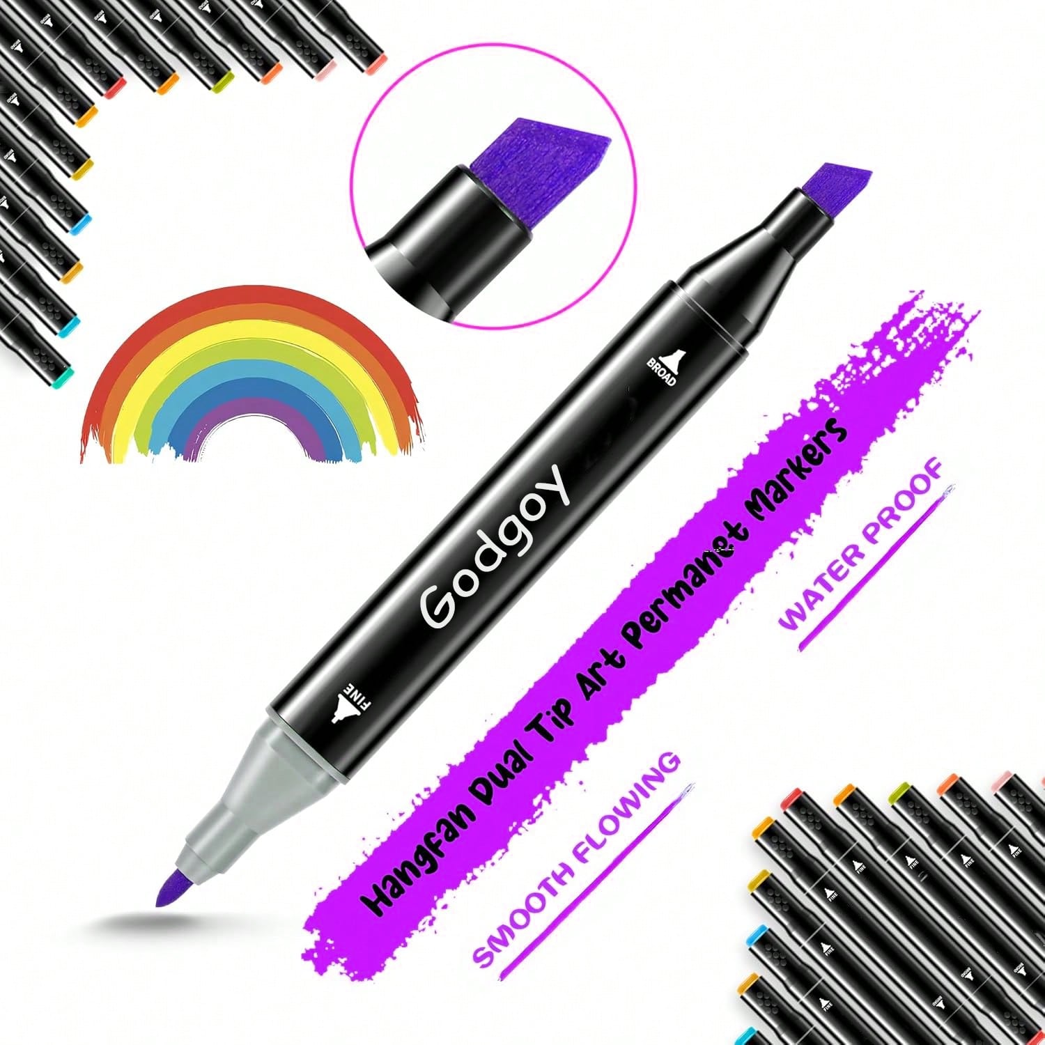 168 Colors Alcohol Markers Set - Copic Marker Sketch ulasan dan harga